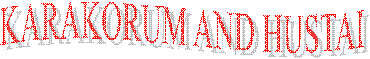 KARAKORUM AND HUSTAI 